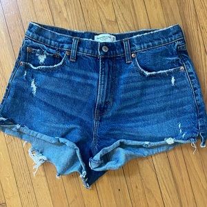 Abercrombie & Fitch Curve Love The Mom Short Mid Rise 29/8